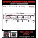 NEW HINO 500 VICTOR BUMPER UP GARNISH FRAME