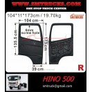 HINO 500 DOOR (W 4 HOLES + WIRE) RH