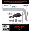 HINO 500 VISOR CHROME