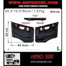 HINO 500 DOOR GARNISH (AUTO-BLACK) LH