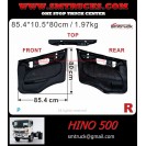 HINO 500 DOOR GARNISH (AUTO-BLACK) RH