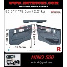 HINO 500 DOOR GARNISH (MANUAL) RH