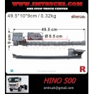 HINO 500 DOOR GLASS HOLDER RH