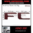 HINO 500 DOOR STICKER (FC)