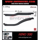 HINO 500 PLATE ROCK PANEL (BLACK) RH