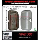 HINO 500 MIRROR COVER CHROME LH