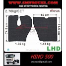 HINO 500FOOT PAD (17T) (LHD) L+R