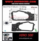 HINO 500HEAD LIGHT STAY (10.5T, 03) LH