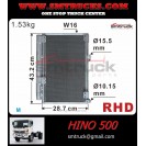 HINO 500  CONDENSER (RHD)