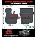 ISUZU.CXZ.CVR.CXM.EXR.GIGA FOOT PAD (LHD) (L+R)