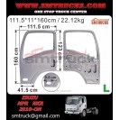 ISUZU NPR.NKR NHR DOOR W O MIRROR ARM HOLE (LH)