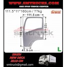 ISUZU FTR.FSR NEW DECA DOOR SKIN (NO ARM HOLES) LH