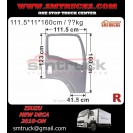 ISUZU FTR.FSR NEW DECA DOOR SKIN (W  ARM HOLES) RH