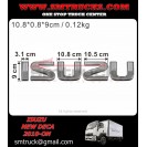 ISUZU FTR.FSR NEW DECA PANEL LETTERS (H  9CM)