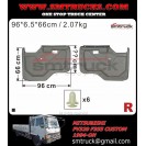 MITSUBISHI CUSTOM F320.F355 FUSO DOOR TRIM (91) (LIGHT GRAY) RH