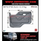 MITSUBISHI CUSTOM F320.F355 FUSO DOOR TRIM (94) (DARK GRAY) RH