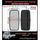 TOYOTA DUTRO XZU BU420  MIRROR (42.5 20.5cm)