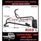 TOYOTA BU 62 W95 MIRROR ARM (RHD) LH